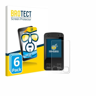 BROTECT - Screenprotector voor Bosch Kiox 400C - Folie Beschermfolie transparant 6 Stuks