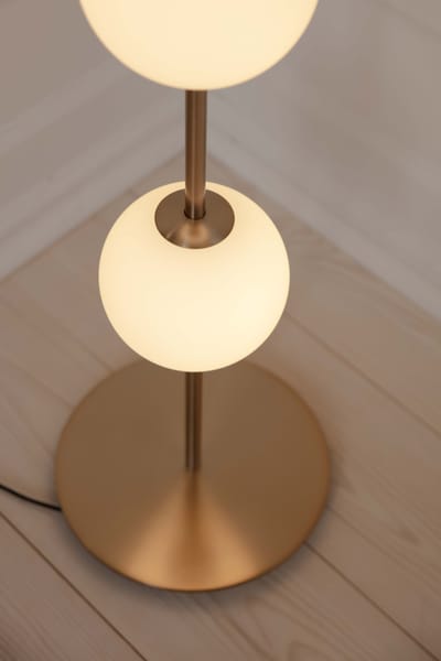 UMAGE LED vloerlamp Audrey, messingkleurig Hoogte 128 cm 4-lamps.