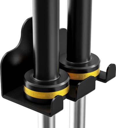 Verticale Barbell Opberghouder voor Muurmontage - Ruimtebesparend voor Thuis- en Commerciële Gym