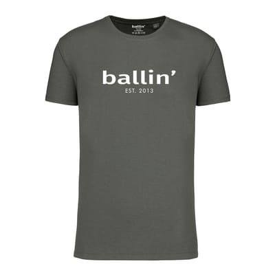 Ballin Est. 2013 - Heren Tee SS Regular Fit Shirt - Groen - Maat M