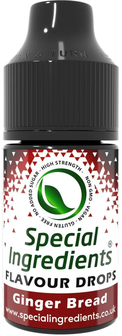 Ontbijtkoek (Ginger Bread) Smaak Druppels - 30 ml - Smaakdruppels - Flavour Drops - Moderne Gastronomie - Moleculair Koken - Hersluitbare Pot - Recycled Plastic