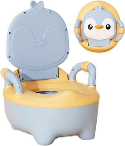Kinder Potjestrainer - Pee Trainer - Zindelijkheidstraining - Antislip Ontwerp - 38 cm - Blauw