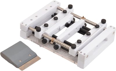 PCB Stencil Printer - Soldeerpasta Machine - Precisie Prototyping - Verstelbaar Ontwerp - 150x150mm - Wit