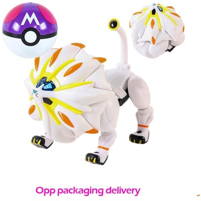 bal Pokemon misvormde figuur Pikachu Charizard Venusaur Blastoise Gyarados Solgaleo Lunala Actiefiguur pokébal poke kind Speelgoed