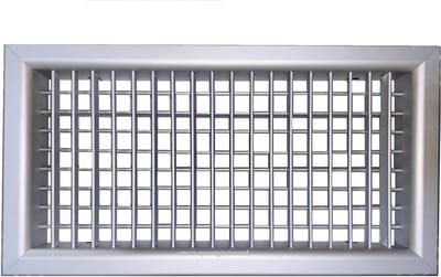 Ventilatierooster Aluminium - Luchtuitlaat - Ventilatie Verbeteren - Draaibare Vleugels - 500x200 - Grijs