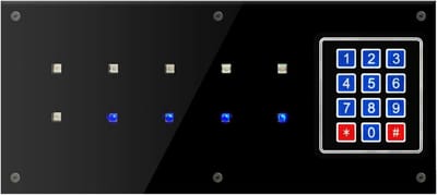 Controle Paneel Voor Elektrisch Slot 12V voor Escape Rooms en Deuropeningssystemen