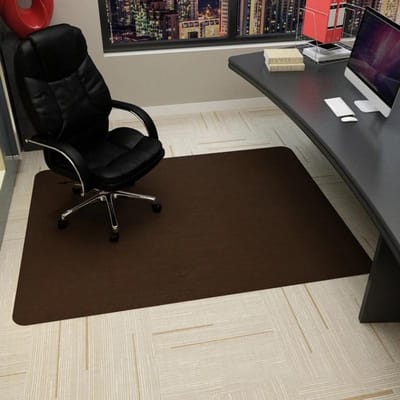 Kantoorstoelmat op wieltjes Computerstoelmat Kleuren Slaapkamer Woonkamer Kantoor Draaistoel Tapijt Slijtvaste mat 90x120cm