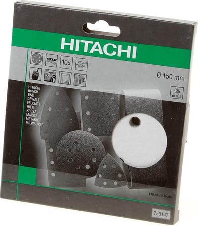 Hikoki Schuurschijf diameter 150 k320 velcro wit (10 st)