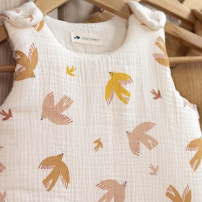 Cocoeko - Baby Slaapzak - 6-24m (90 cm) - 4 Seasons (TOG 2.0) - Ecru