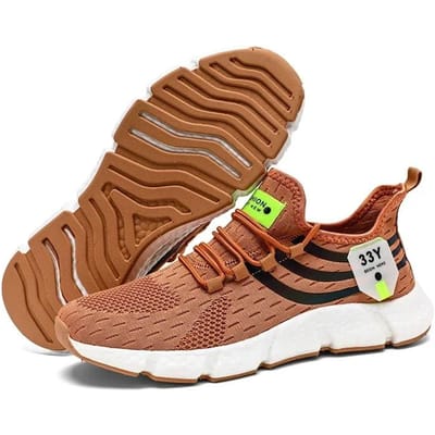 Sneakers Dames Ademende mode Loopschoenen Comfortabele vrijetijdsschoenen Unisex Heren Tenis Masculino Lichtgewicht sportschoenen 36 kaki