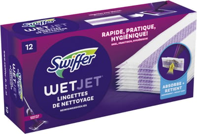 Swiffer WetJet Dweilsysteem - 12 stuks reinigingsdoekjes navullingen