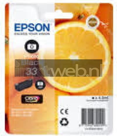 Epson T3341 nr. 33 inktcartridge foto zwart (origineel)