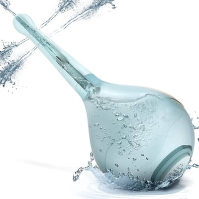 Anale en vaginale douches met anti-terugstroomklep en siliconen set - 150 ml reinigingsbal
