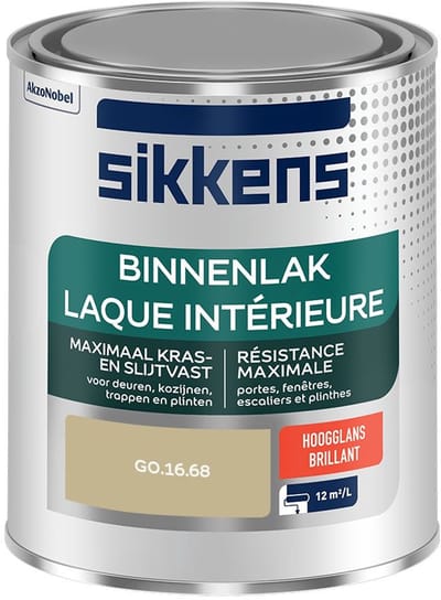 Sikkens - Binnenlak Hoogglans - G0.16.68 - Mengverf - 750 Ml