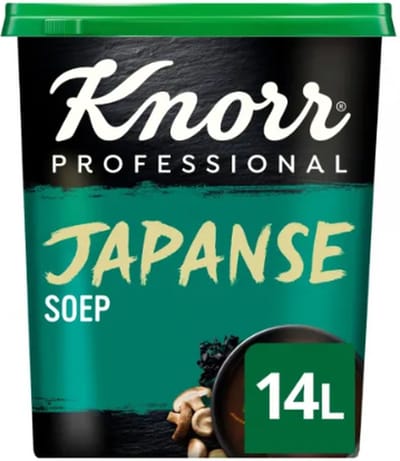 Knorr Professional Wereld Assortiment Japanse soep poeder, opbrengst 14l - Doos 1,12 kilo