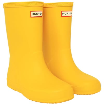 Hunter Original First Kinder Gele Wellington Laarzen