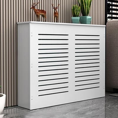 Radiatorafdekking - Verwarming Cover - Ruimte Decoratie - Houtkunststof Plaat - 70 x 60 x 20cm - Wit