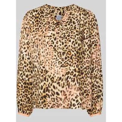 Blouseshirt met V-hals