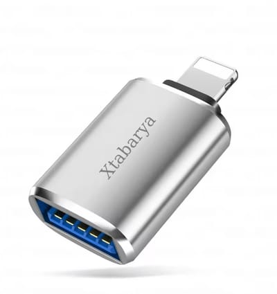 USB 3.0 OTG-adapter Geschikt voor iPhone en iPad – Gegevensoverdracht, U Disk, Muis & Toetsenbordconverter Zilver