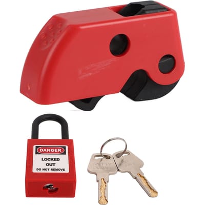 Universele Stroomonderbreker Lockout Set Veilig Compact Eenvoudige Installatie Stroomonderbreker Lockout red