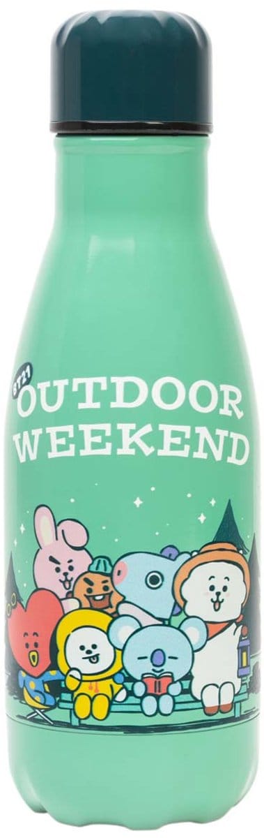 BT21 - Hot&Cold 260Ml Metal Bottle Fles - Multicolours
