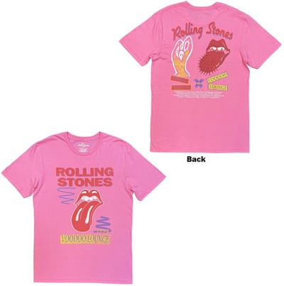 The Rolling Stones - Voodoo Lounge 1995 Heren Tshirt - 2XL - Roze