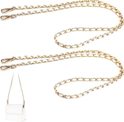 Pocket Chain voor Telefoon en Handtas, 120 cm, Gouden Schouderband, Vervangingsketting voor Handtassen en Purse, Duurzame en Stijlvolle Accessoire
