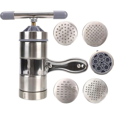 Noodle Maker Roestvrij Staal Stevig Veilig Makkelijk Te Gebruiken Te Bedienen Multifunctioneel Keukengereedschap Makkelijk Schoon Te Maken Duurzaam Spaghetti Pers