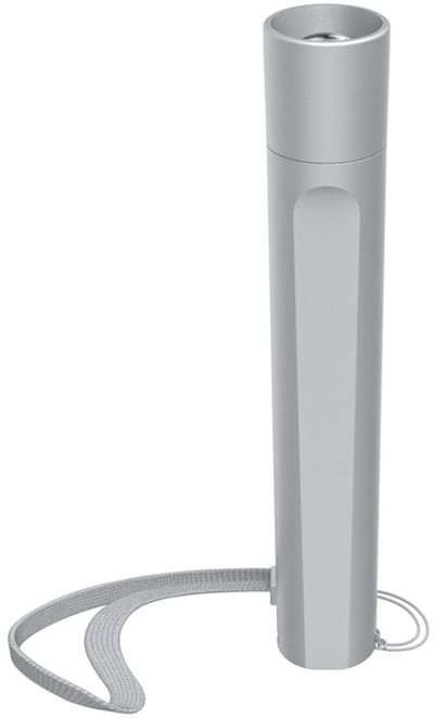Hama Zaklamp - FL120 - 120lm - incl. 2x AA batterijen - Alumimium - 3 standen - Zilver