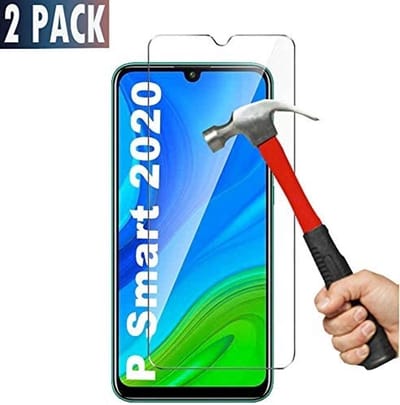 Ntech 2 Stuks Screenprotector Tempered Glass Glazen (0.3mm) - Geschikt voor Huawei P Smart 2020