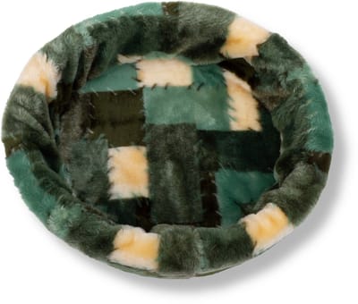 NapZZZ Hondenmand/Kattenmand - Mix Blok Groen - 46 x 40 x 13 cm
