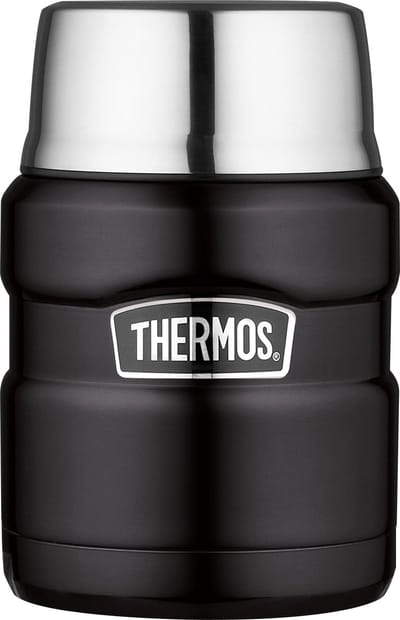 Thermos King voedseldrager - 47 cl - Mat zwart