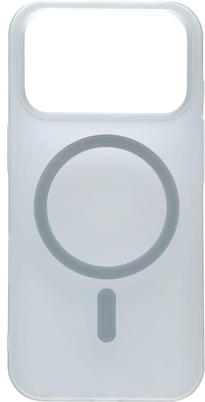 Casemania Hoesje Geschikt voor Apple iPhone 17 Pro - Grijs - Frosted Matte Hardcase Geschikt voor MagSafe - Slim Fit Anti-Fingerprint Back Cover - Draadloos Oplaadbare Telefoonhoesje