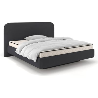 Bedframe Rosello 180 x 200 cm chenille met opbergruimte | NADUVI Collection