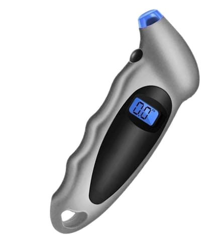 Bandenspanningsmeter - Luchtdrukmeter - Veilig Rijden - Verlicht LCD - 100 PSI - Zwart