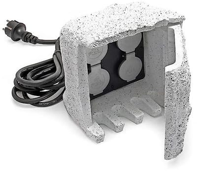 4-voudig Buitenstopcontact met IP44 Bescherming en 5 m Kabel voor Tuin
