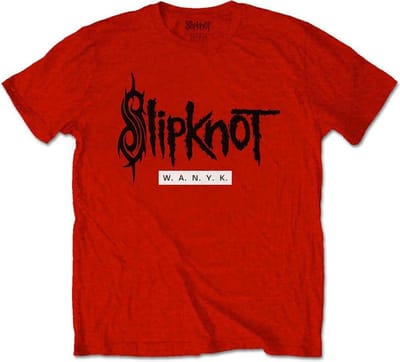 Slipknot - WANYK Heren Tshirt - S - Rood