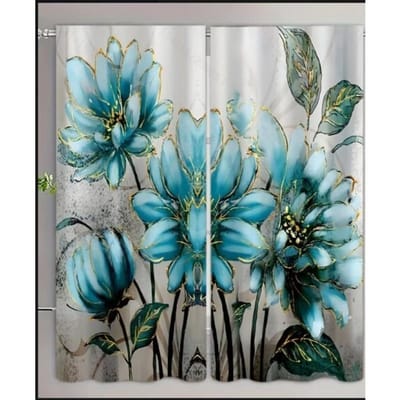 Romantische Waterdruppel Rode Roos Luxe Raamgordijnen Voor Slaapkamer Woonkamer Badkamer Keuken Deur Hal Kast Te Koop 2 STUKS W50xH130(CM)x2PCS-Grommet Top