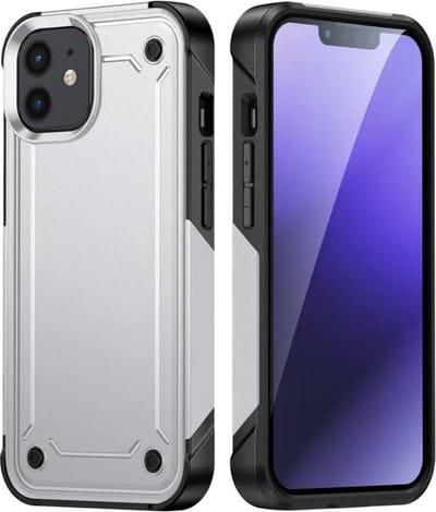 Smartphonica Schokbestendig hoesje voor iPhone 11 shock proof case - Wit geschikt voor iPhone 11