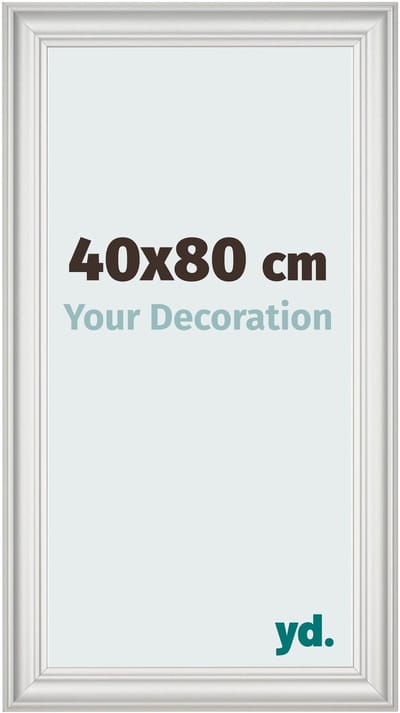Your Decoration - Fotolijst 40x80 cm - MDF - Wit Geveegd - Lazio
