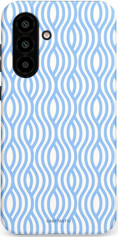 Casetastic Hoesje Geschikt voor Samsung A56 / A36 - Stijlvolle Beschermende Duo-layer Case - Zeegolf Patroon