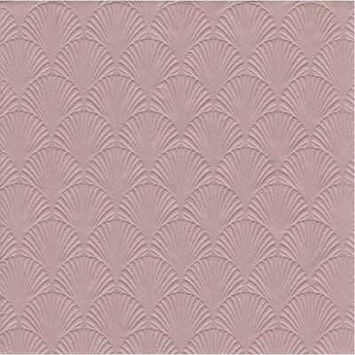 Ihr Servet Luxe - 16x - 3-laags - met schub patroon - oud roze - 33 x 33 cm