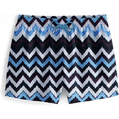 "Blue Fiesta" Zwemshorts