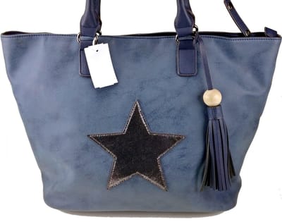 David Jones STER Schoudertas Handtas Schoudertas   Ruime Tas Blauw