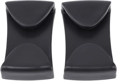 Skibrilclips voor Skihelmen - 2 Stuks Eenvoudig Te Installeren Wintersportbril Bevestiging voor Skiën en Snowboarden (Zwart)