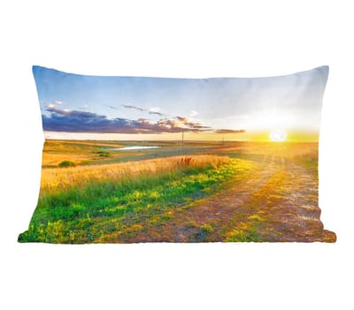 Sierkussens - Kussentjes Woonkamer - 50x30 cm - Zon - Natuur - Landschap