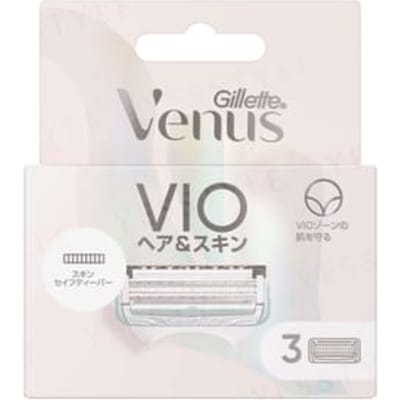Gillette Japan - Venus VIO Hair & Skin Razor Body Blade 3 pcs Refill