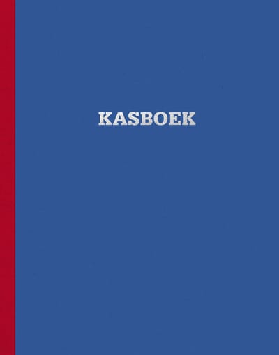 Kangaro kasboek - 165x210mm - blauw - financieel logboek