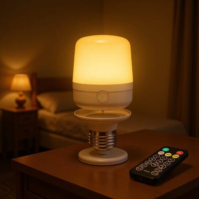 Oplaadbare lamp - Kleurtemperatuur - E27 - Afneembaar - Magnetisch zuigen - Afstandsbediening - Nachtlicht - Led tafellamp - Kristellamp - Noodlamp -7W magnetische lampen 2 stuks