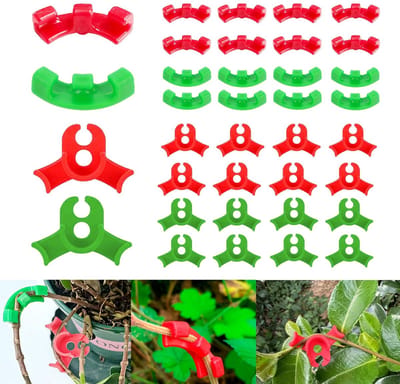 Dailygoods- Plantenbuiger 70 Stuks - Plantentrainer/Clip - Lage Stress/Trainingsclip - Groeibuiger - Instelbare Hoek - Kunststof